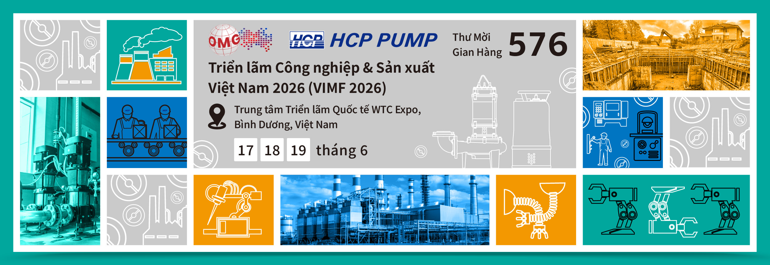 [Xem trước Triển lãm] 2026 6/17-6/19 Triển lãm Công nghiệp & Sản xuất Việt Nam (VIMF)